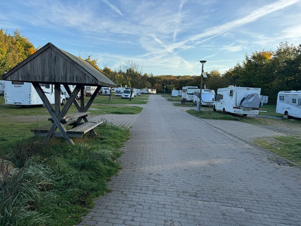 Wohnmobilstellplatz in Travemünde